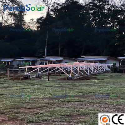 Caso de instalação | Sistema de montagem no solo tipo W de 155KW